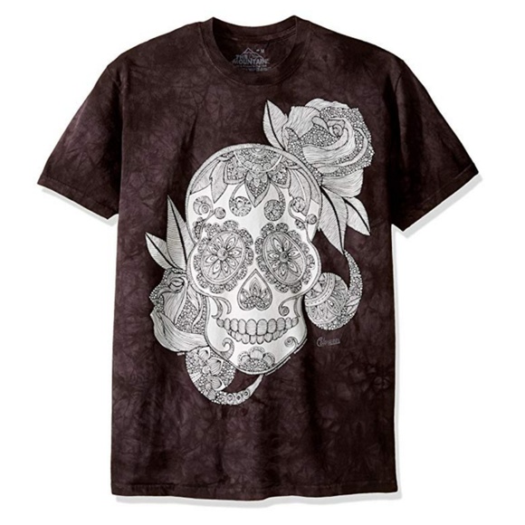 🌷 Sugar Skull Colorwear XL Tie Dye The Mountain - Picture 3 of 8